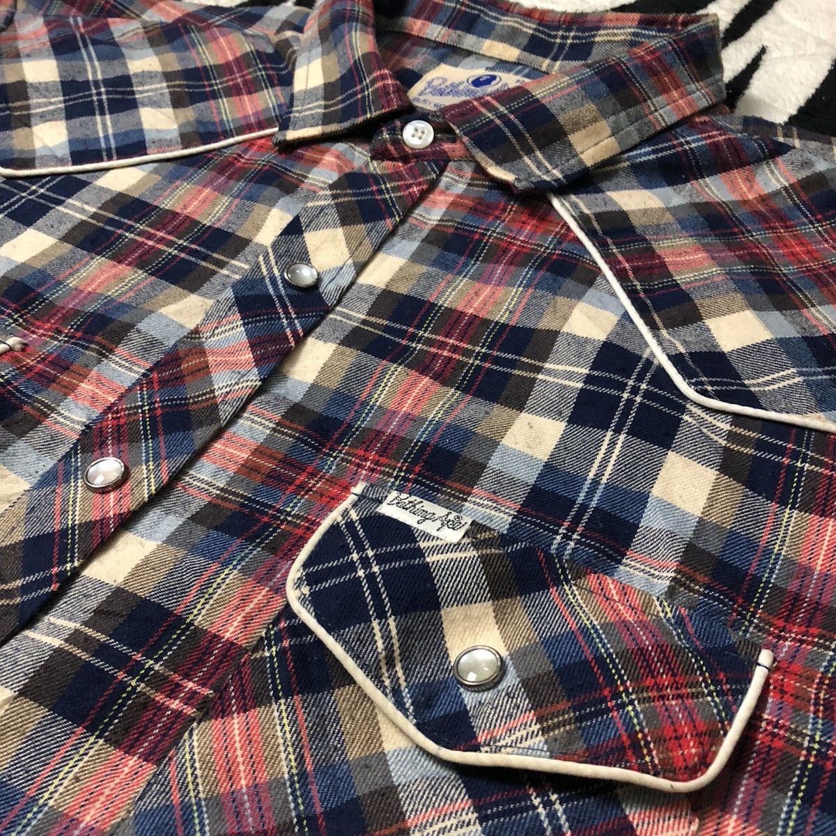 Bape Rare 1990 Authentic Bape Western Button Up Shirt Size US XL / EU 56 / 4 - 4 Thumbnail