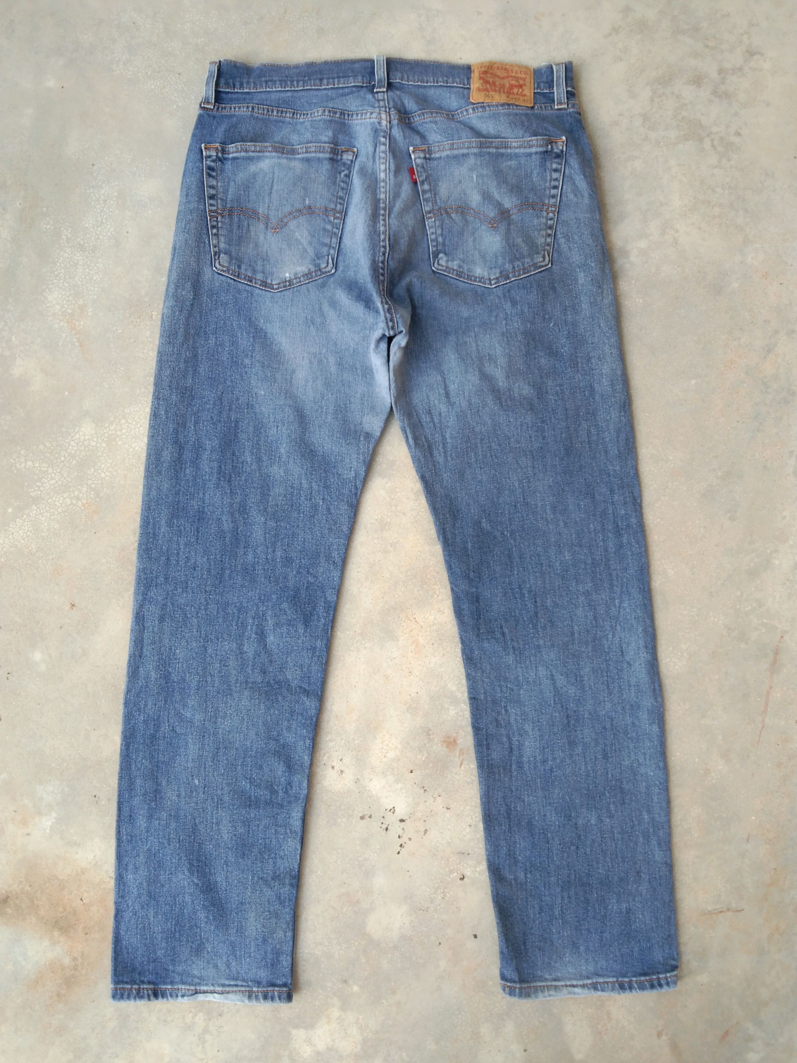 Levi's Vintage Levi's Jeans 505 Faded Distressed Denim 36x32 Size US 36 / EU 52 - 2 Thumbnail