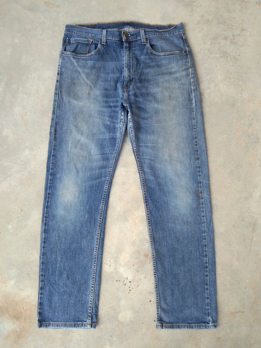 Vintage Vintage Levi's Jeans 505 Light Wash Distressed Denim 36x32 ...