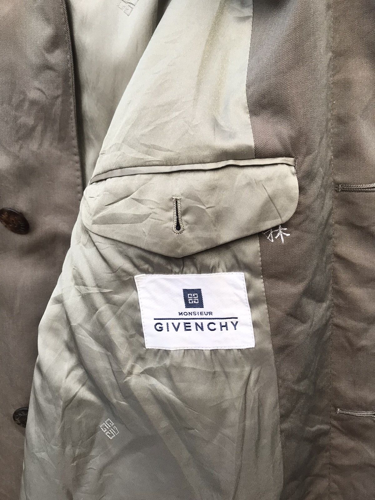 Vintage Vintage Givenchy Japan Trench Coat Givenchy Long Coat Size US M / EU 48-50 / 2 - 12 Thumbnail