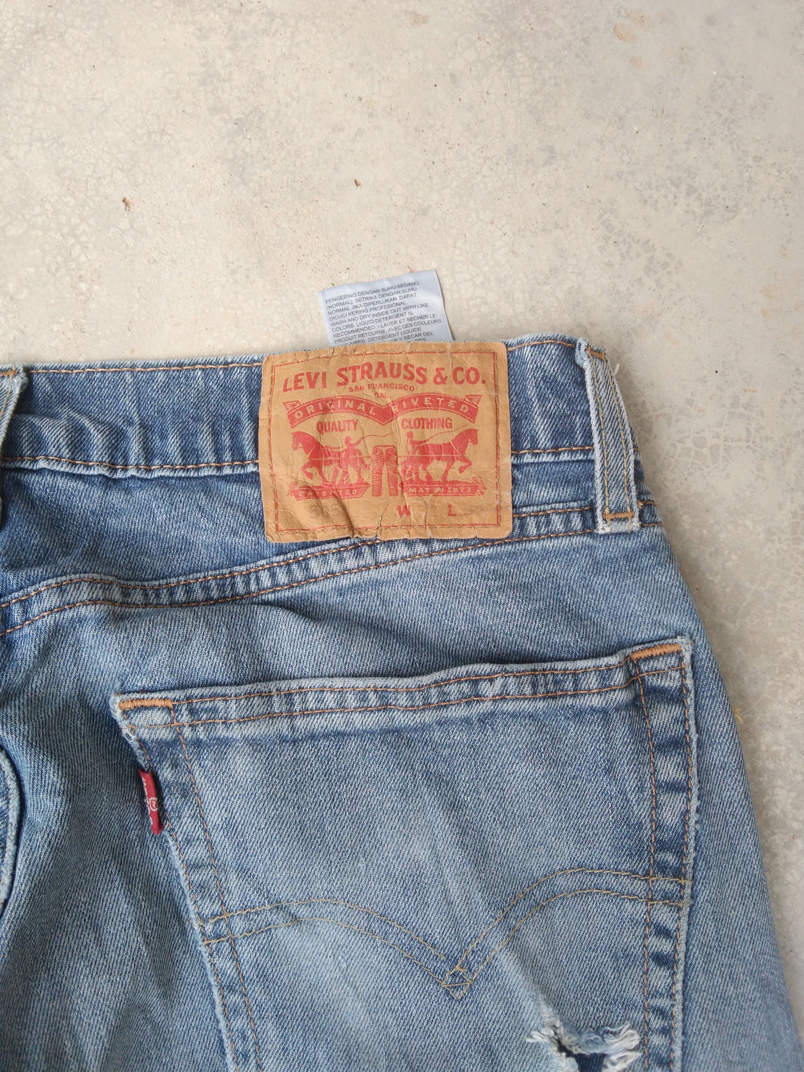 Levi's Vintage Levi's Jeans 505 Dirty Distressed Denim 32x32 Size US 32 / EU 48 - 3 Thumbnail