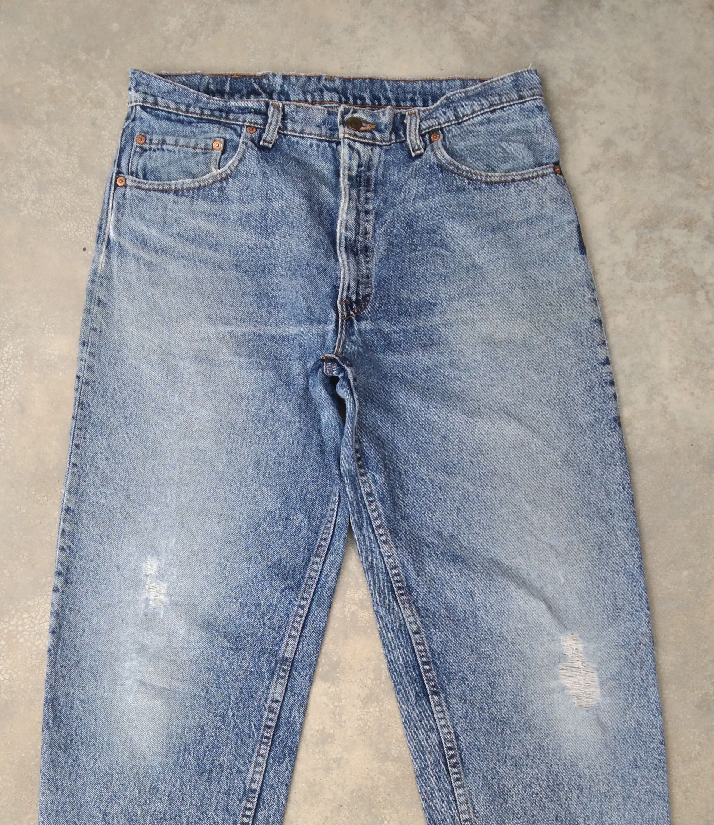 Levi's 90s Vintage Levi's Jeans 550 Made In USA Distressed Denim Size US 36 / EU 52 - 8 Thumbnail