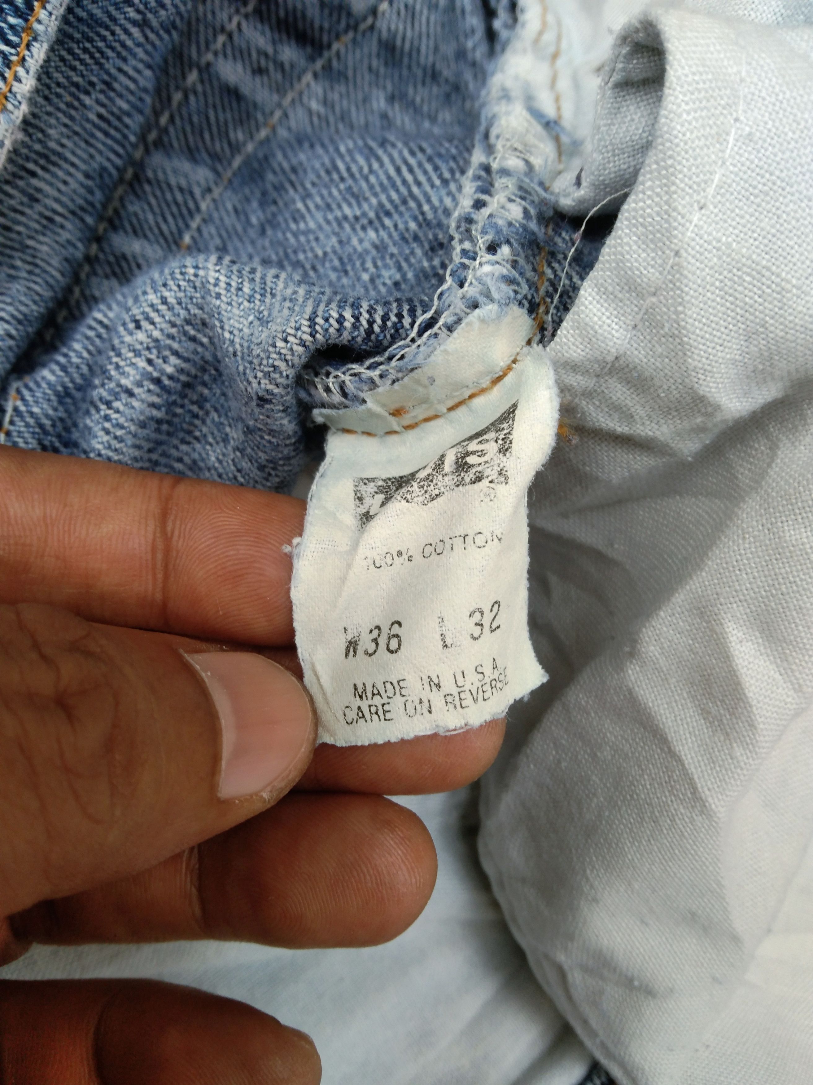 Levi's 90s Vintage Levi's Jeans 550 Made In USA Distressed Denim Size US 36 / EU 52 - 9 Thumbnail