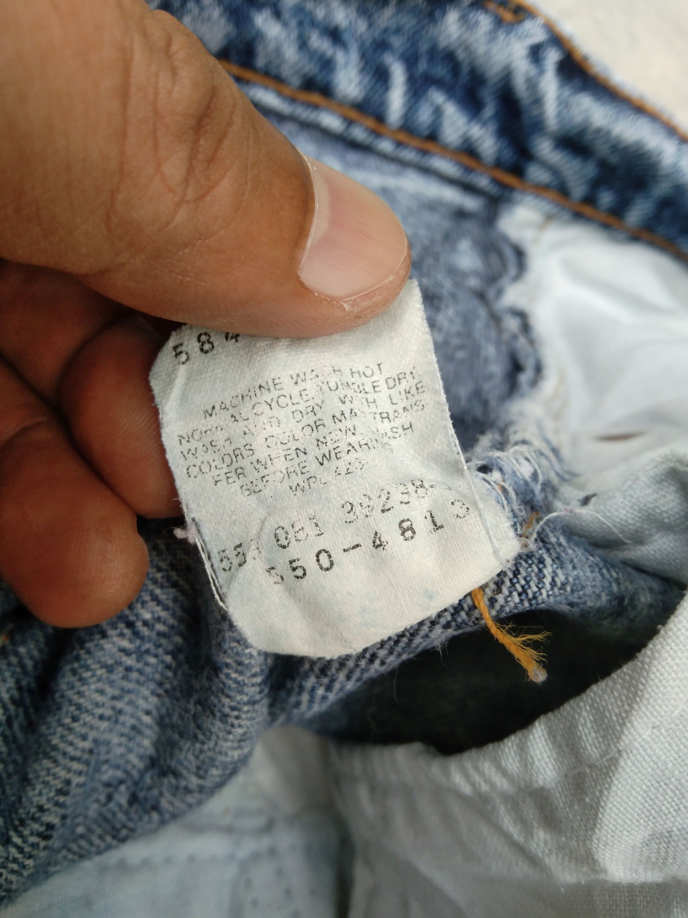 Levi's 90s Vintage Levi's Jeans 550 Made In USA Distressed Denim Size US 36 / EU 52 - 10 Thumbnail
