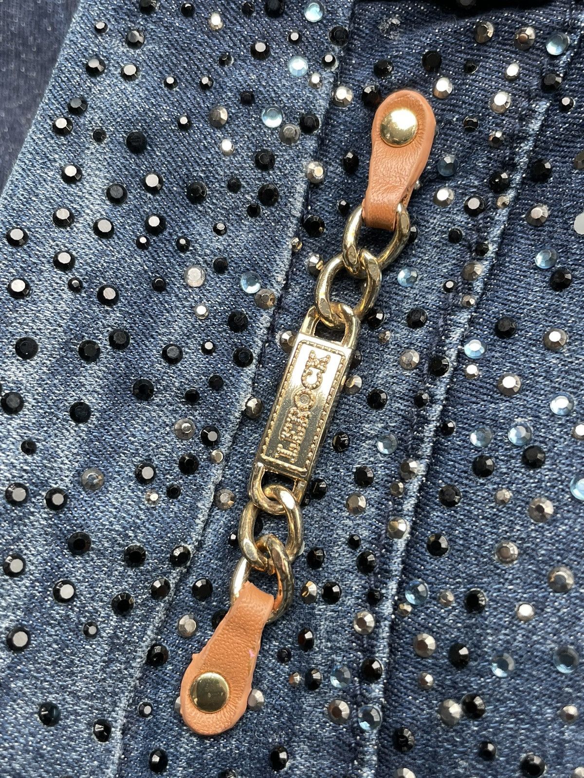 Japanese Brand Lerock Goldlabel Metalic 24kt Gold Plated Denim Size 30" / US 8 / IT 44 - 12 Thumbnail