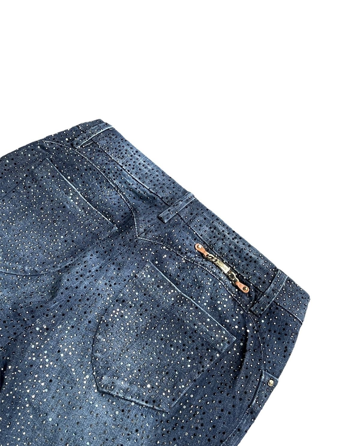 Japanese Brand Lerock Goldlabel Metalic 24kt Gold Plated Denim Size 30" / US 8 / IT 44 - 10 Thumbnail