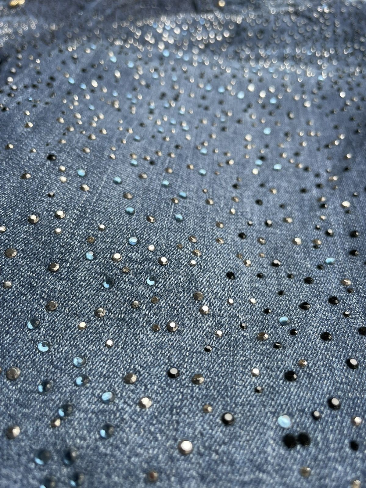 Japanese Brand Lerock Goldlabel Metalic 24kt Gold Plated Denim Size 30" / US 8 / IT 44 - 24 Thumbnail
