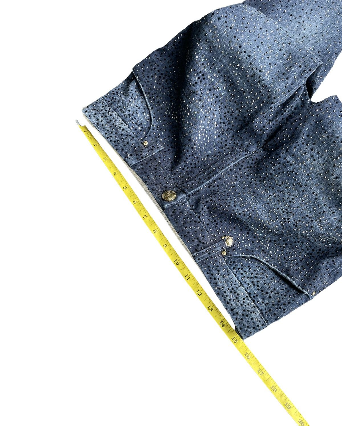 Japanese Brand Lerock Goldlabel Metalic 24kt Gold Plated Denim Size 30" / US 8 / IT 44 - 2 Thumbnail