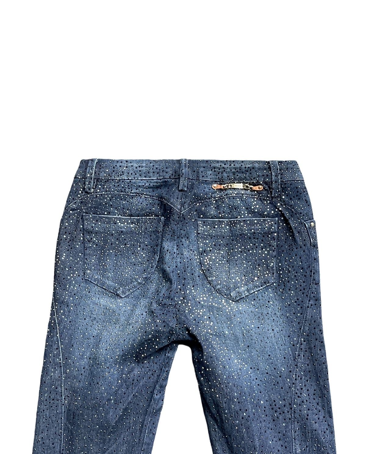 Japanese Brand Lerock Goldlabel Metalic 24kt Gold Plated Denim Size 30" / US 8 / IT 44 - 9 Thumbnail