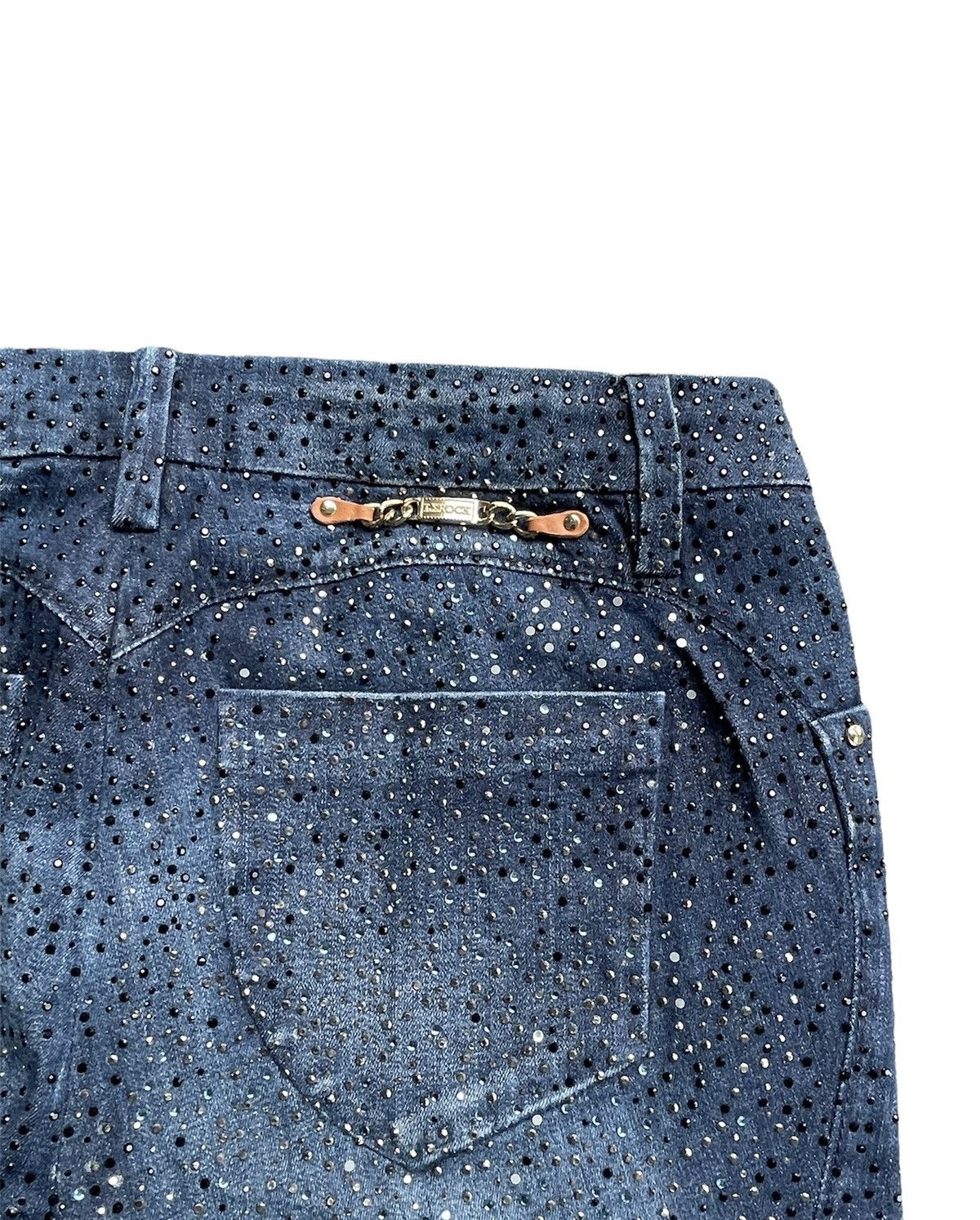 Japanese Brand Lerock Goldlabel Metalic 24kt Gold Plated Denim Size 30" / US 8 / IT 44 - 11 Thumbnail