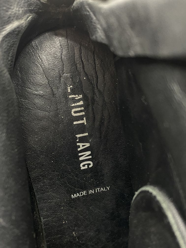 Helmut Lang Combat Back Zip Boots Size US 10.5 / EU 43-44 - 8 Thumbnail