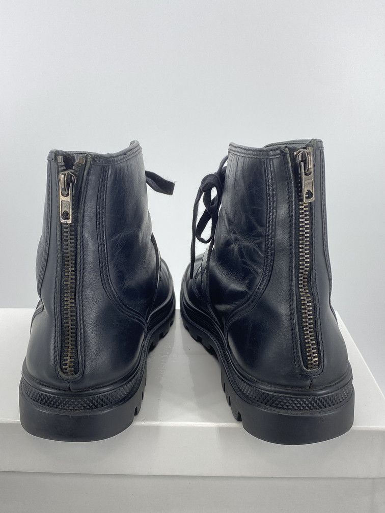 Helmut Lang Combat Back Zip Boots Size US 10.5 / EU 43-44 - 6 Thumbnail