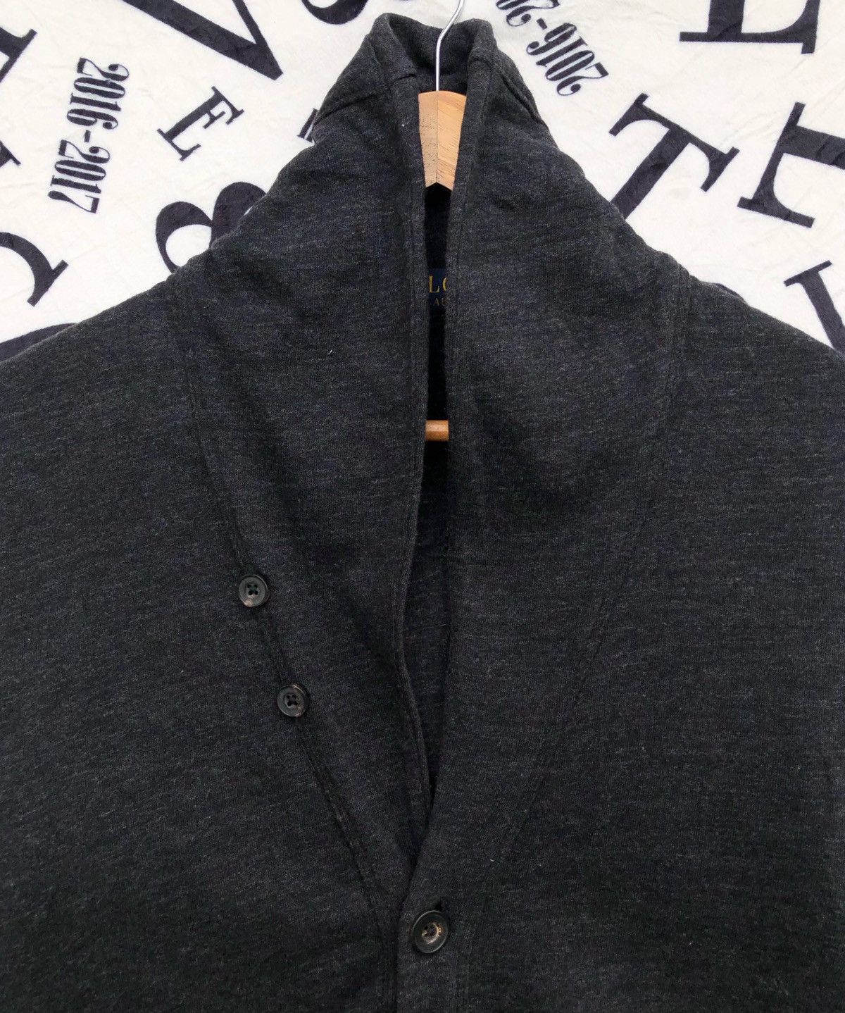 Polo Ralph Lauren 🔥Vintage Polo Ralph Lauren Shawl Collar Button Jacket Size US XS / EU 42 / 0 - 7 Thumbnail
