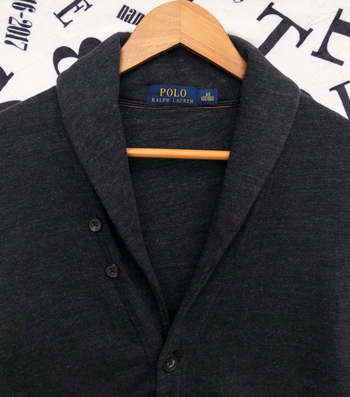 Polo Ralph Lauren 🔥Vintage Polo Ralph Lauren Shawl Collar Button Jacket Size US XS / EU 42 / 0 - 6 Thumbnail