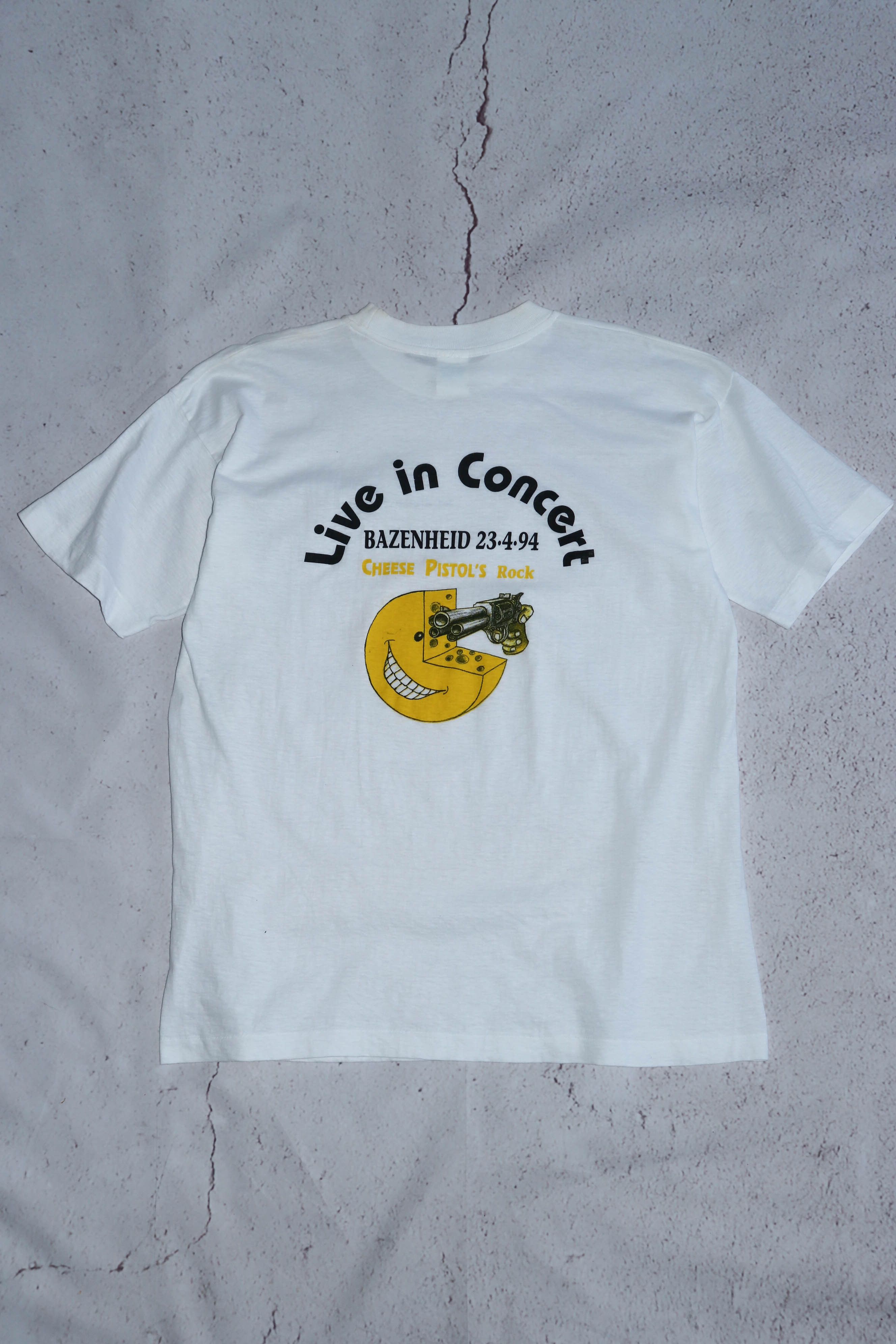 DJ Alamo and Ali Vintage 90s Cheese Pistols Rock Tour Tee