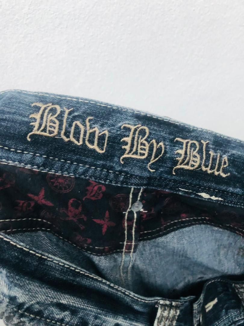 Japanese Brand Vintage Blow By Blue Japanese Designer Fashion Style Size US 35 - 14 Thumbnail