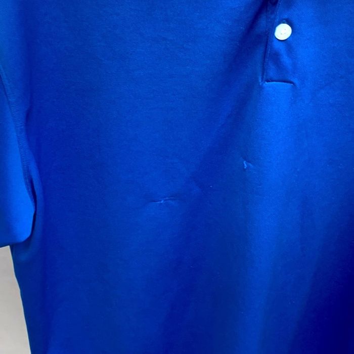 Nike MENS NIKE CADILLAC EMBROIDERED DRIFIT ROYAL BLUE POLO NICE | Grailed