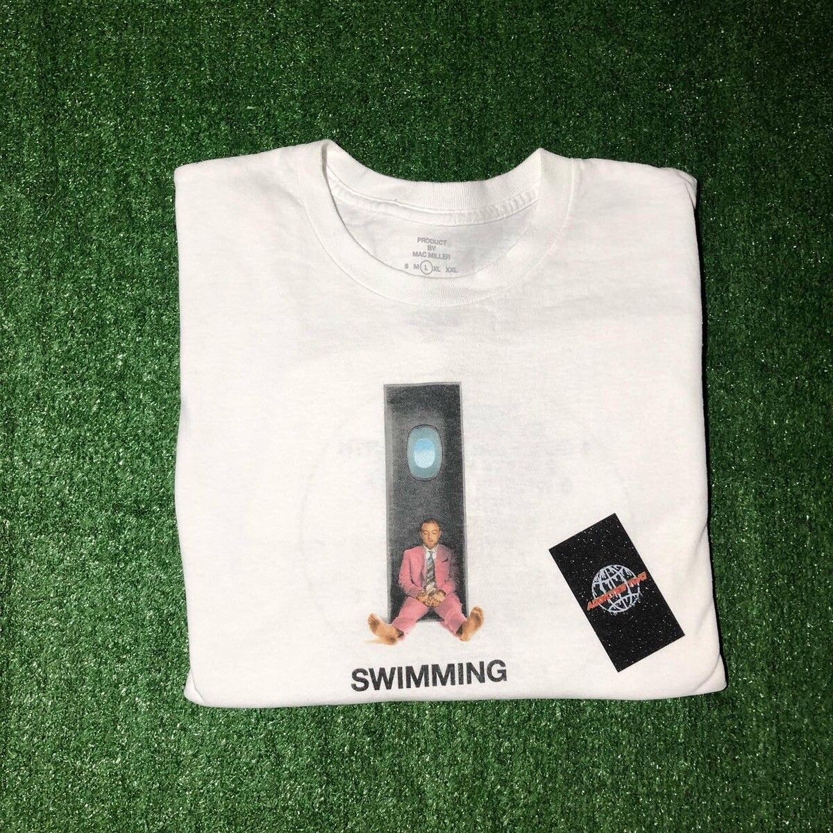 Mac Miller Swimming Album Premium Boxy Streetwear Heavy Vintage Style T- Shirt