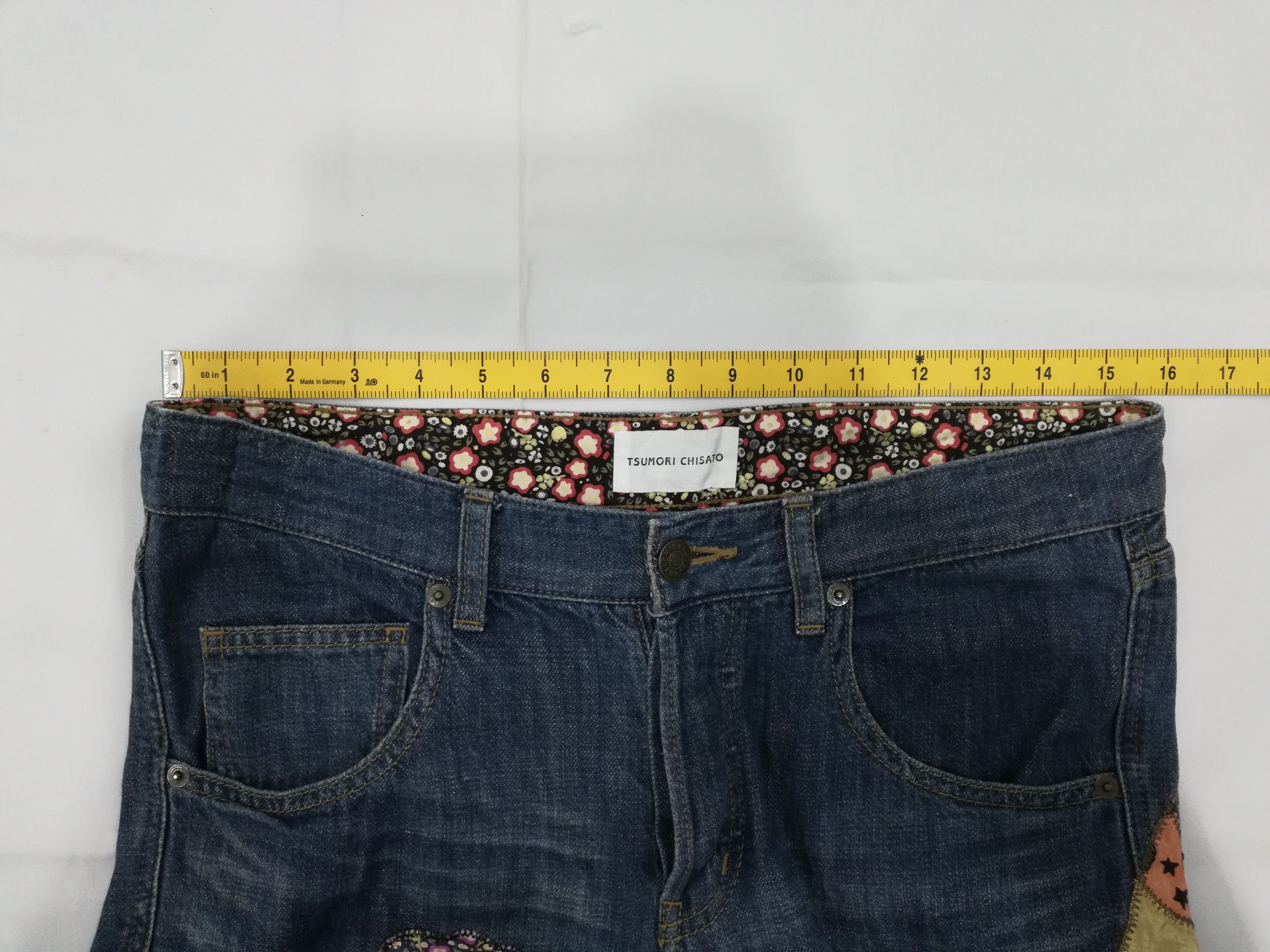 Issey Miyake Tsumori Chisato Patchwork Jeans Size 31" - 13 Thumbnail