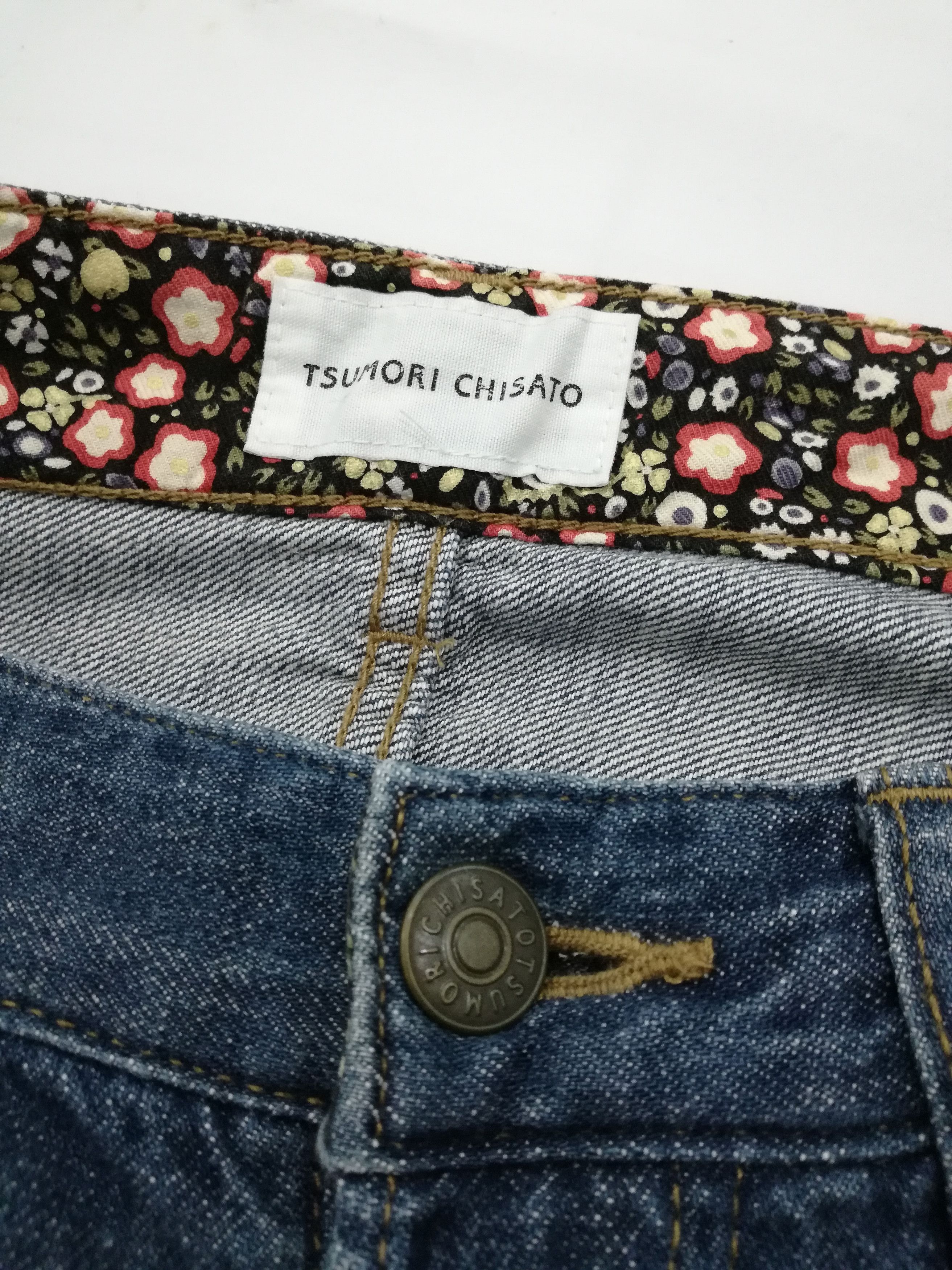 Issey Miyake Tsumori Chisato Patchwork Jeans Size 31" - 11 Thumbnail