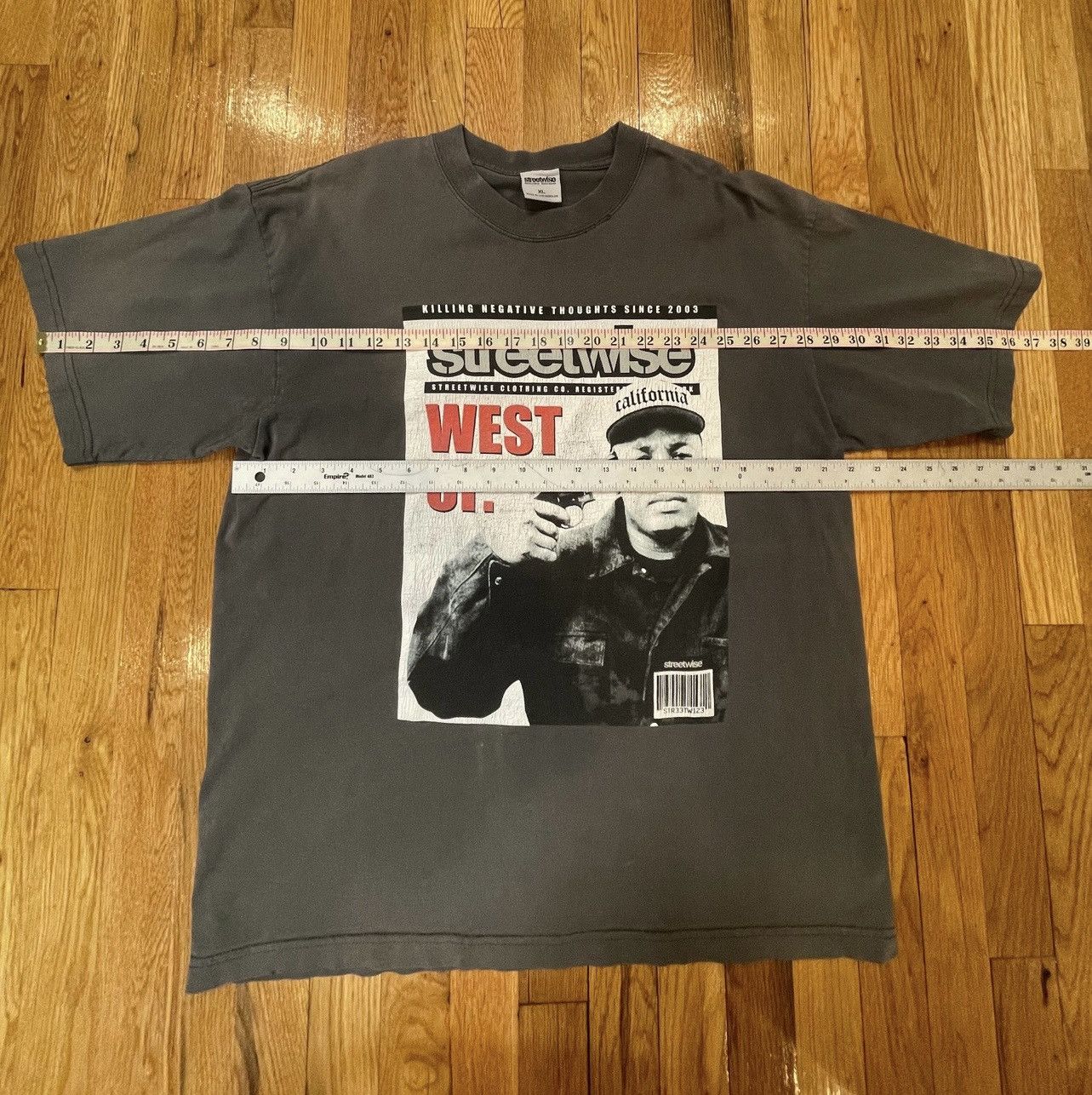 Dr. Dre × Vintage vintage Dr. Dre StreetWise 2003 "West Up" Tee Size US XL / EU 56 / 4 - 2 Thumbnail
