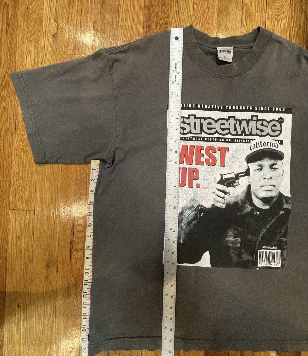 Dr. Dre × Vintage vintage Dr. Dre StreetWise 2003 "West Up" Tee Size US XL / EU 56 / 4 - 3 Thumbnail