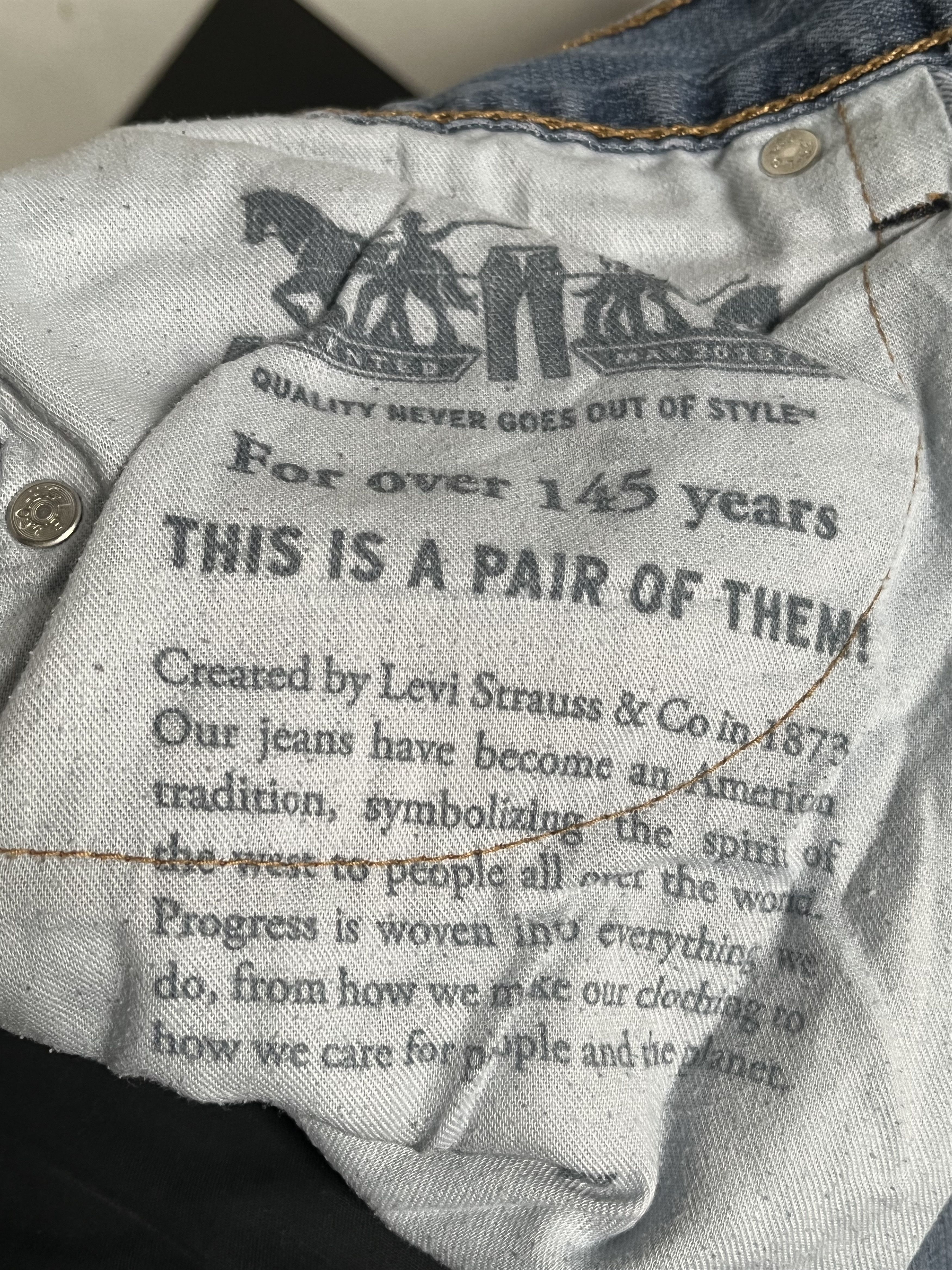 Levi's × Vintage Vintage Levis 527 Denim Jean L197 Size US 33 - 12 Thumbnail
