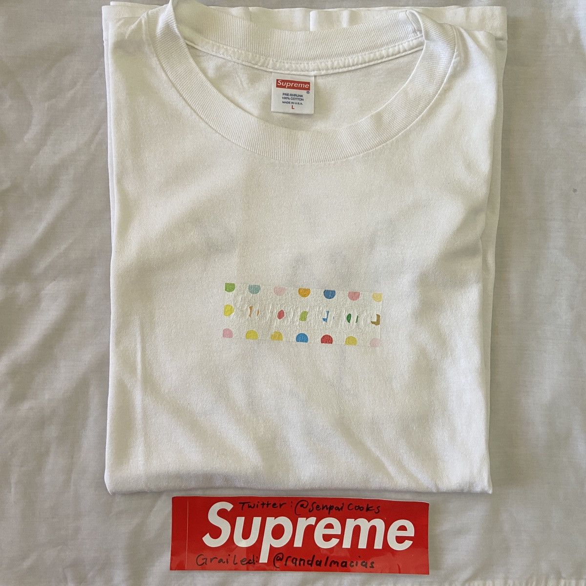 Supreme damien hirst box logo online