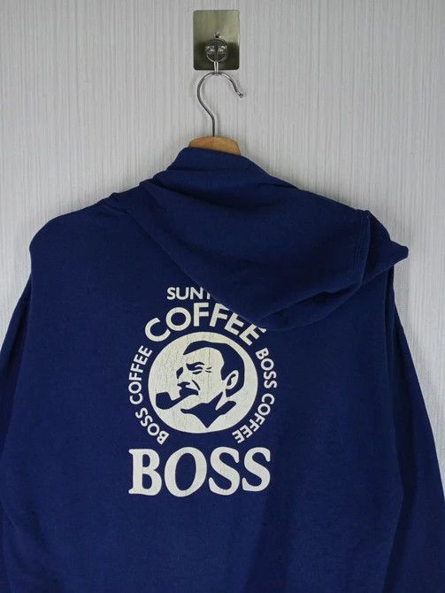 Japanese Brand Vintage Suntory Coffee Boss Hoodie Sweatshirt Size US M / EU 48-50 / 2 - 3 Thumbnail
