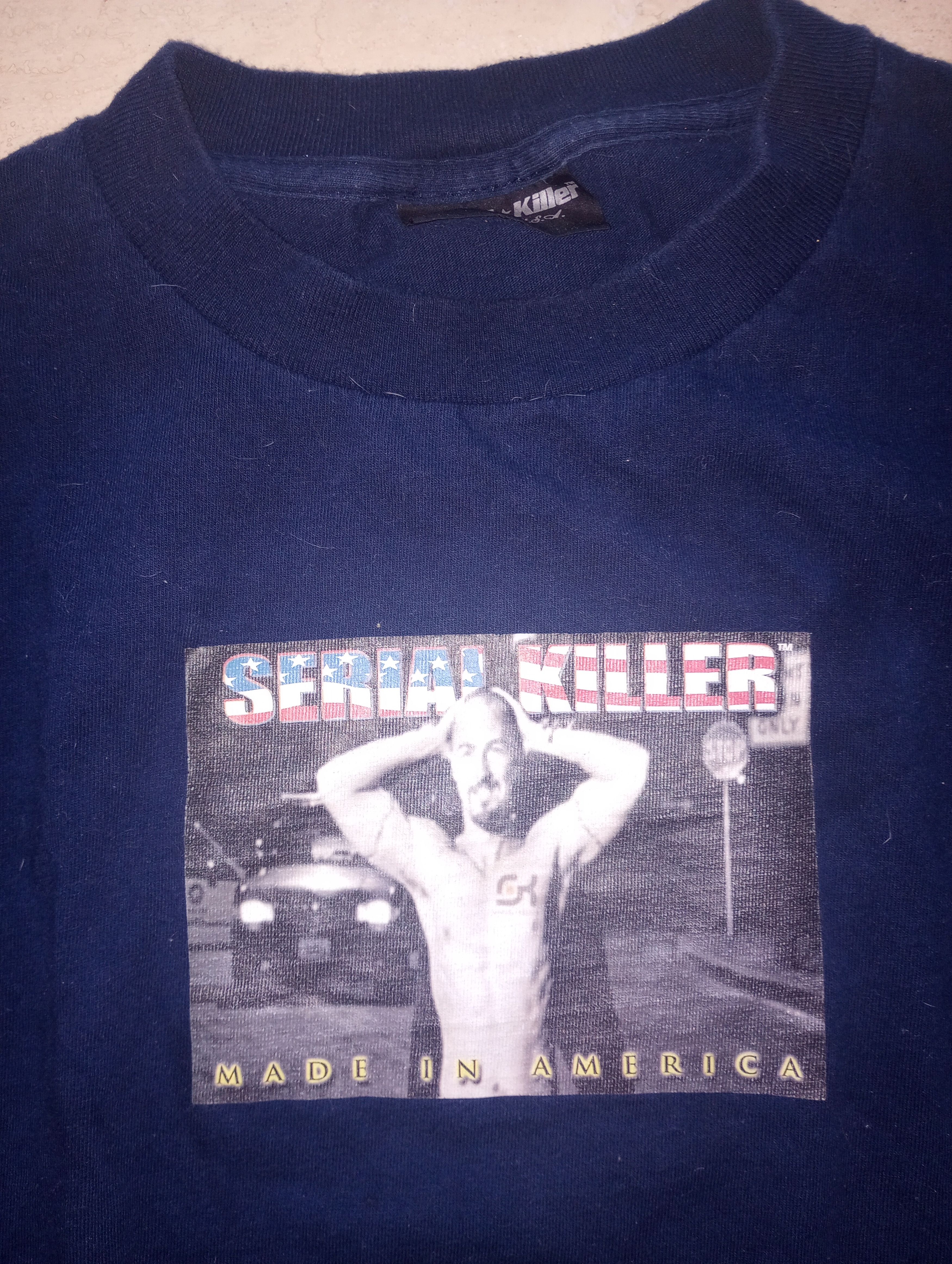 Other Serial Killer Brand Vtg 90s MADE IN American History X Size US XL / EU 56 / 4 - 4 Thumbnail