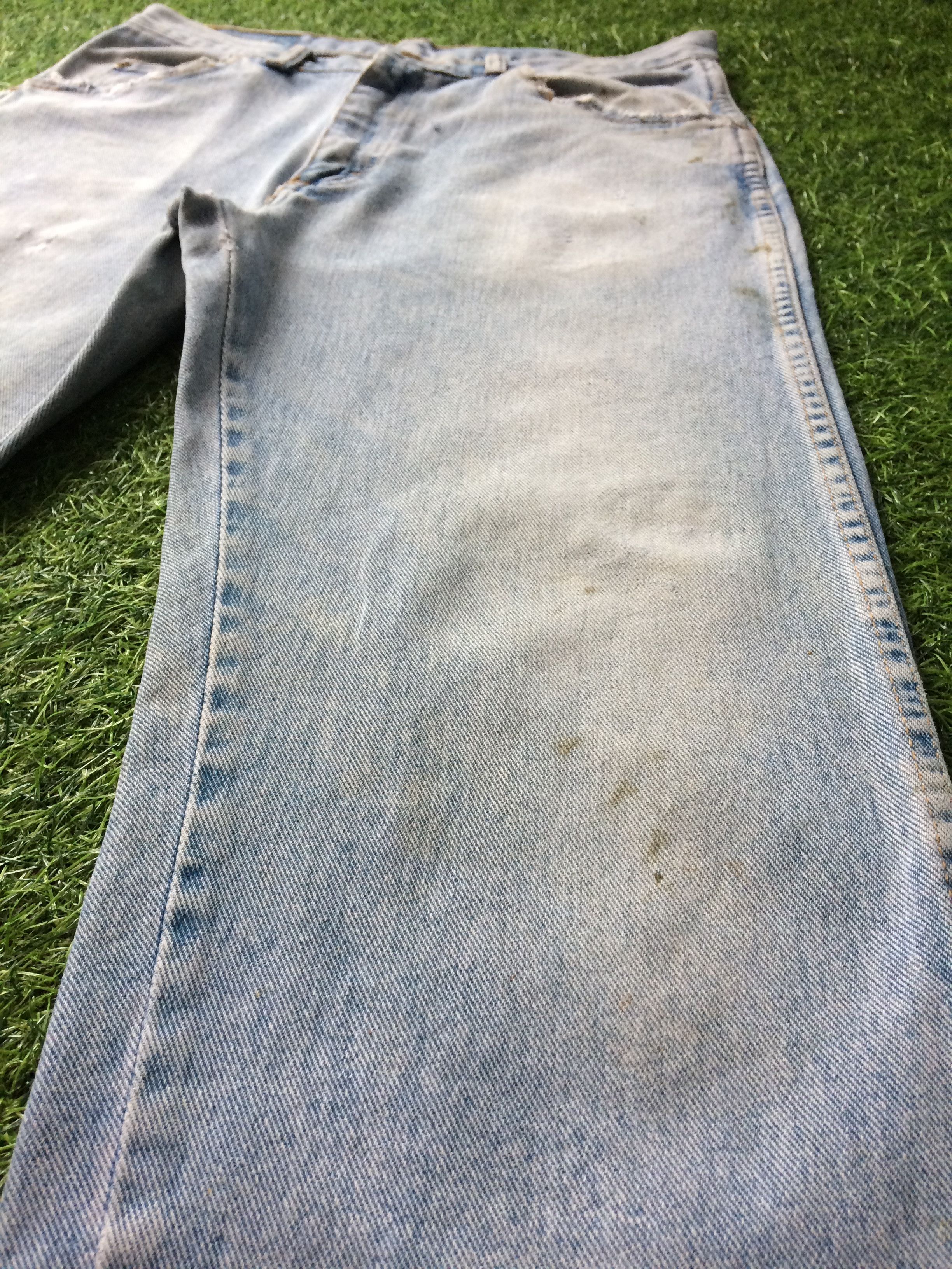 Vintage Distressed High Waist Grunge Jeans #B-770 Size US 31 - 7 Thumbnail