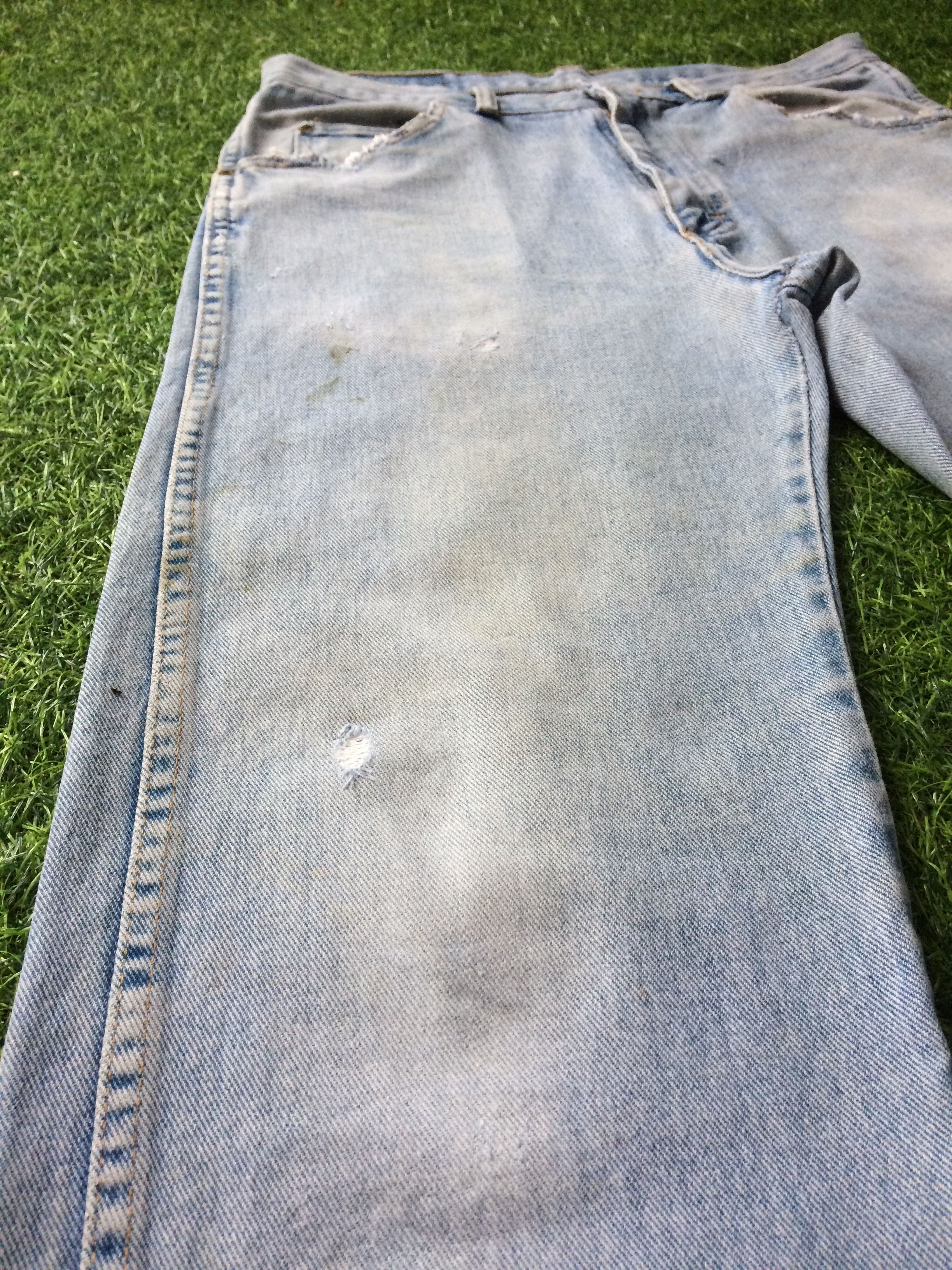 Vintage Distressed High Waist Grunge Jeans #B-770 Size US 31 - 6 Thumbnail