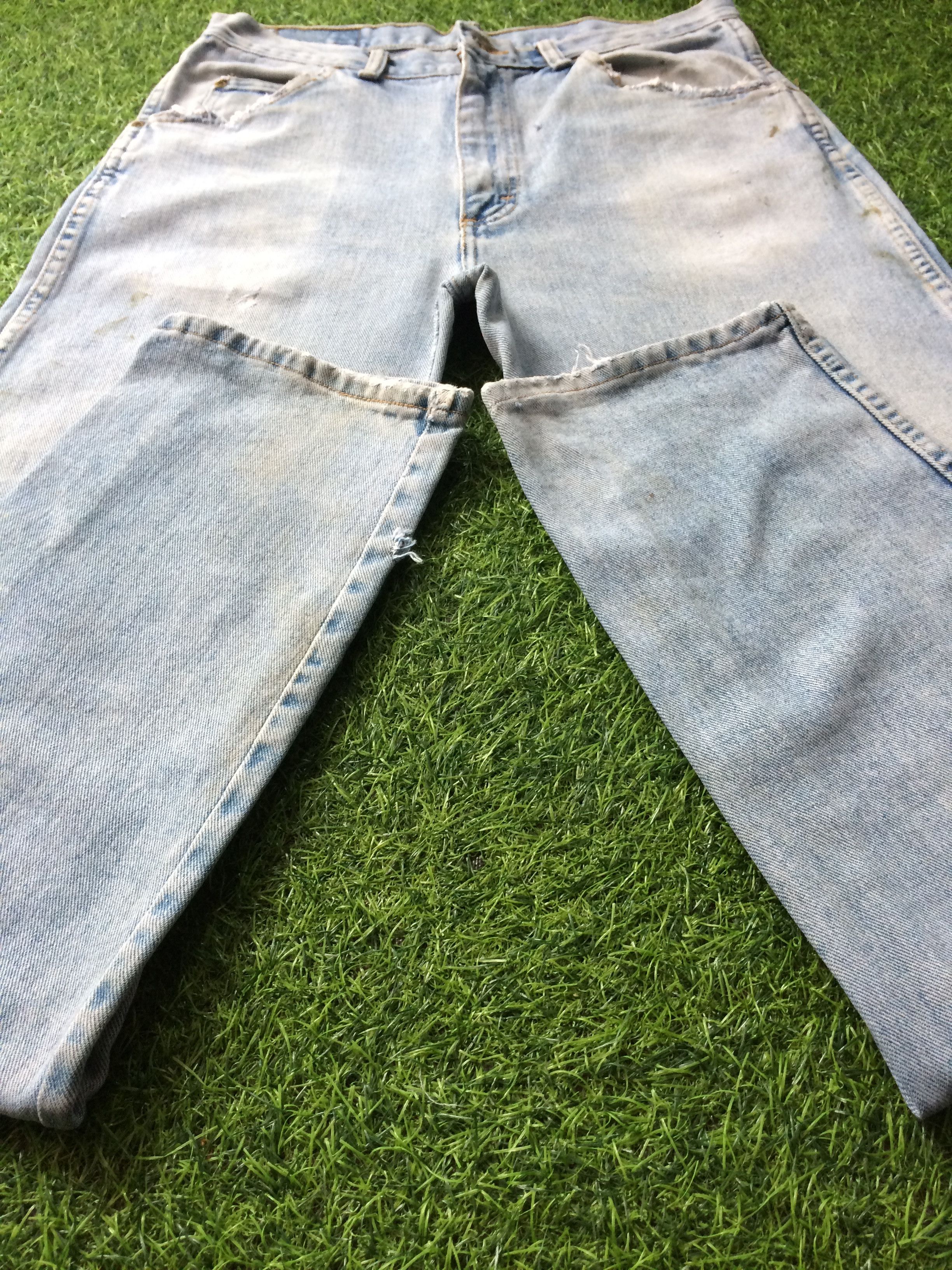 Vintage Distressed High Waist Grunge Jeans #B-770 Size US 31 - 5 Thumbnail