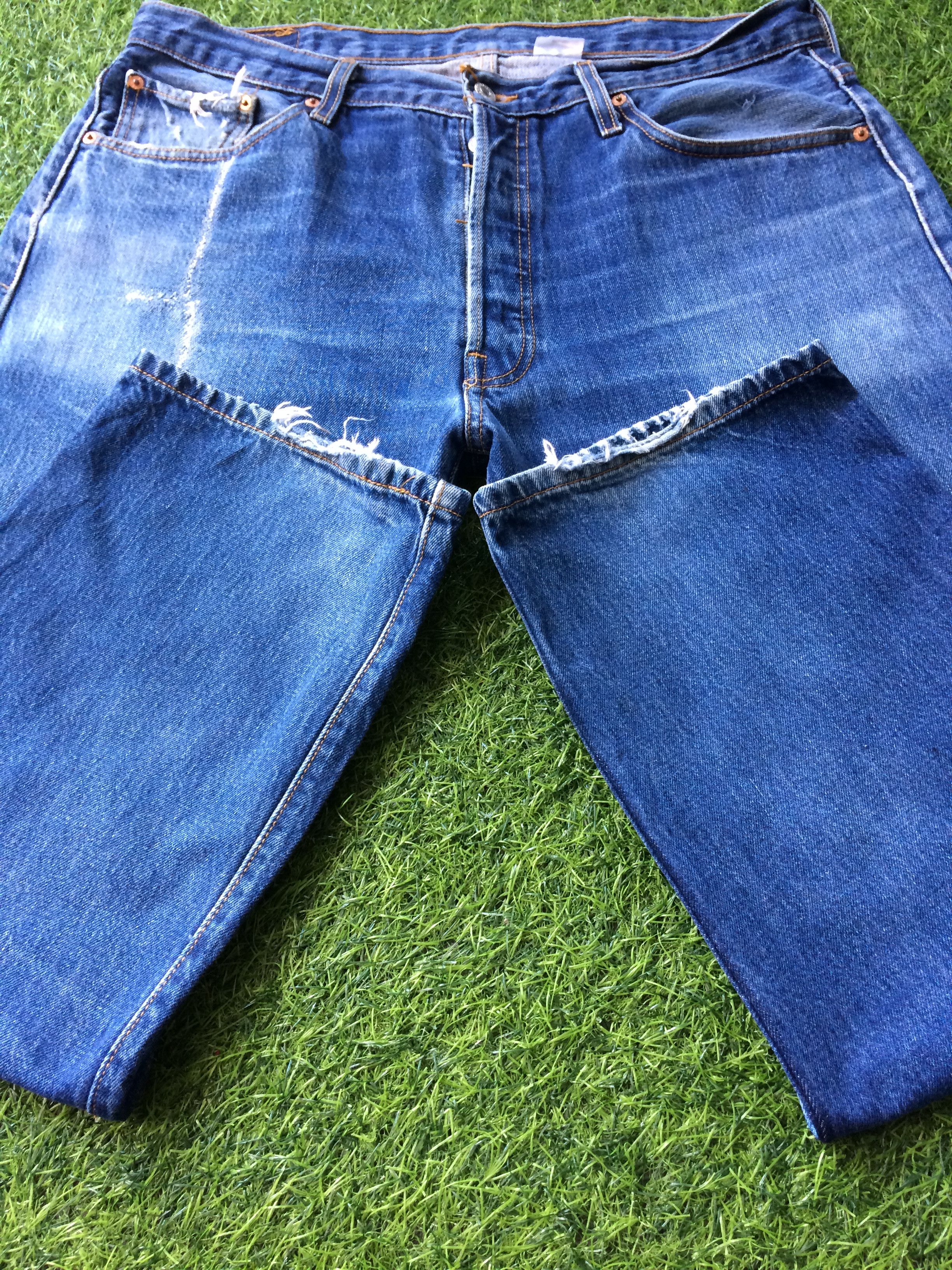 Levi's × Vintage Vintage Distressed Levis 501 Jeans #B-753 Size US 36 / EU 52 - 6 Thumbnail