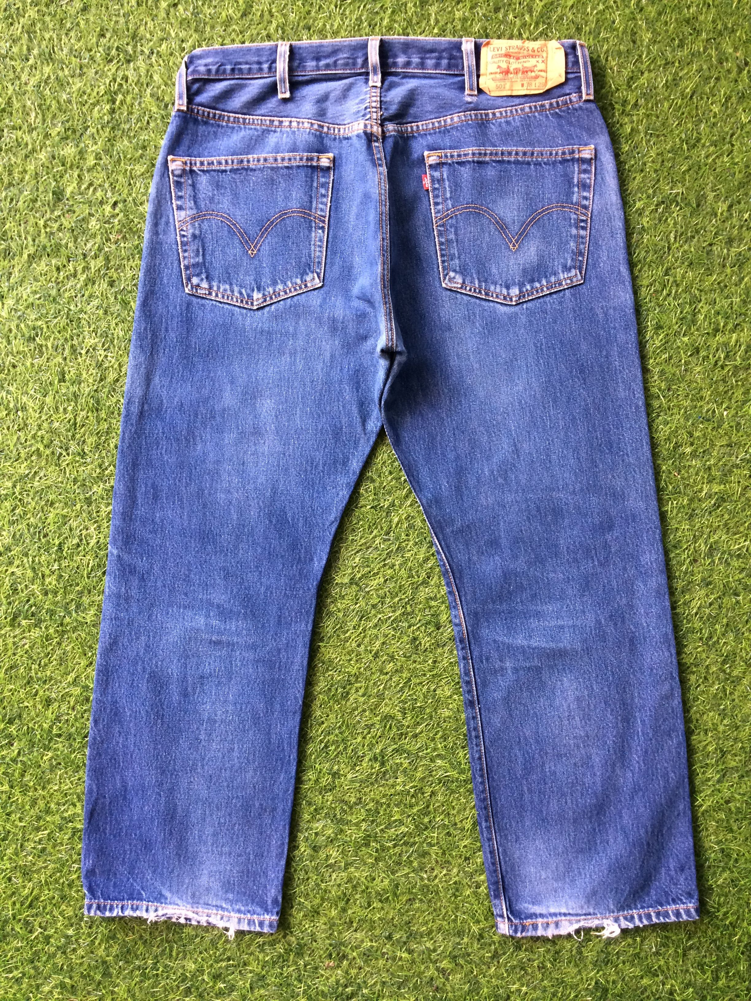Levi's × Vintage Vintage Distressed Levis 501 Jeans #B-753 Size US 36 / EU 52 - 2 Thumbnail
