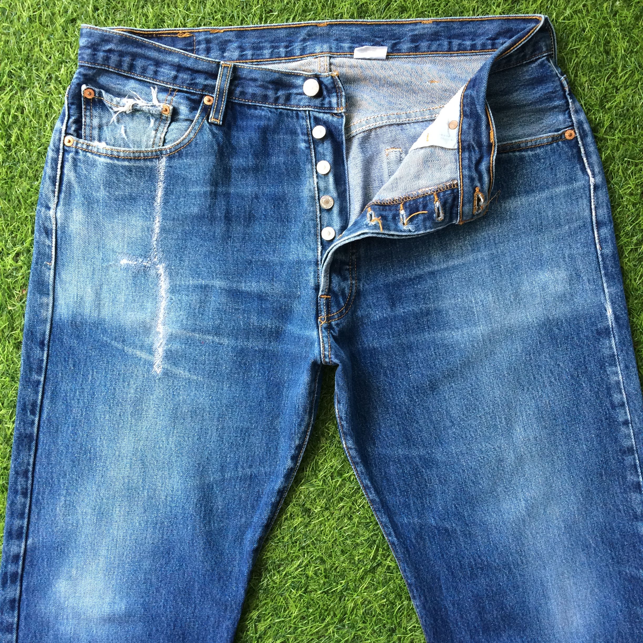 Levi's × Vintage Vintage Distressed Levis 501 Jeans #B-753 Size US 36 / EU 52 - 5 Thumbnail