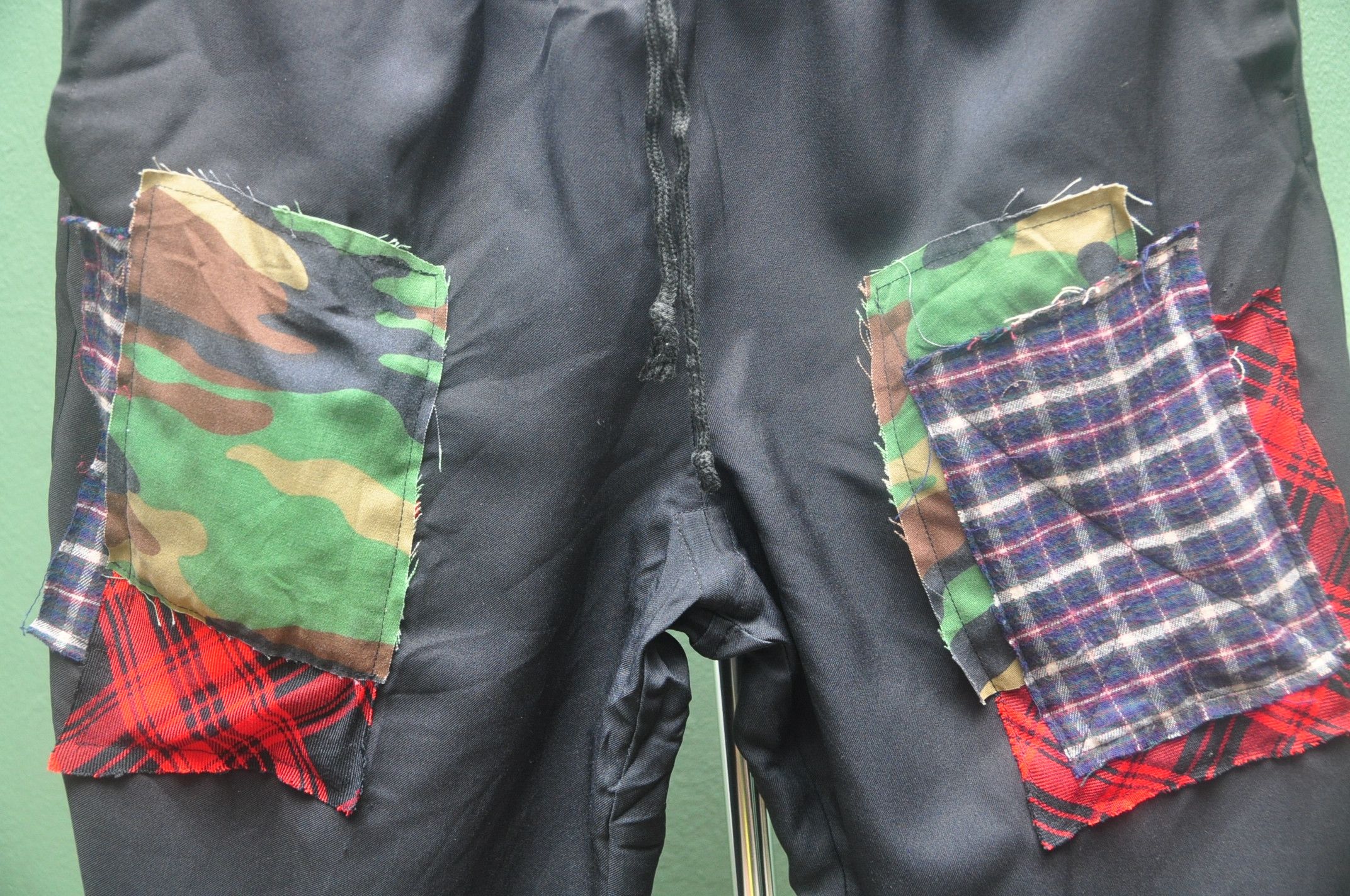 Japanese Brand × Vintage Vintage Montblanc Black Colour Pant Travis Scott Fashion Size US 32 / EU 48 - 5 Thumbnail