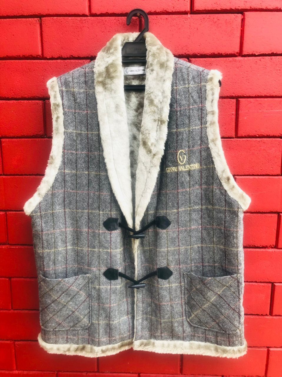 Vintage Gianni Valentino Designer Fashion Style Vest