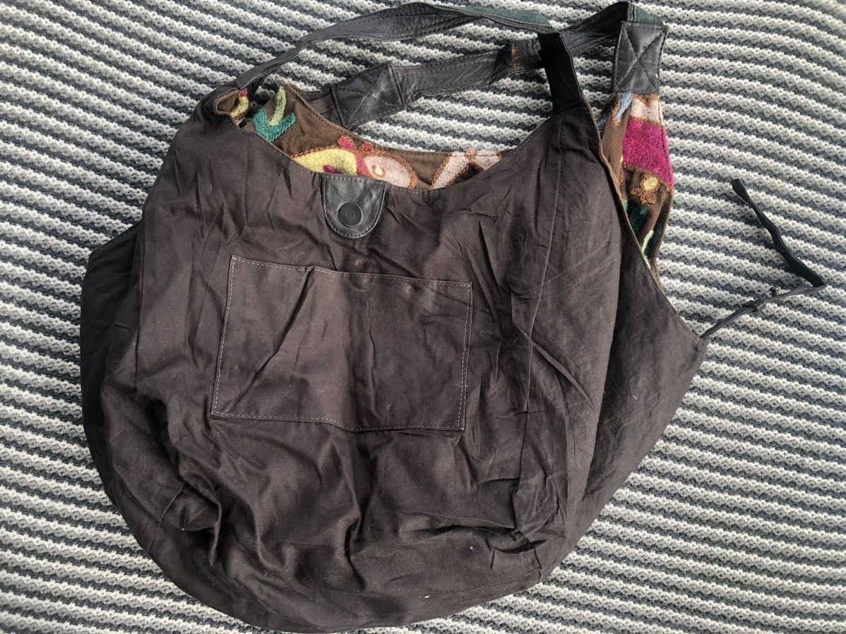 Japanese Brand Durable Multicolor Animal Doodle Tote Bag Size ONE SIZE - 9 Thumbnail