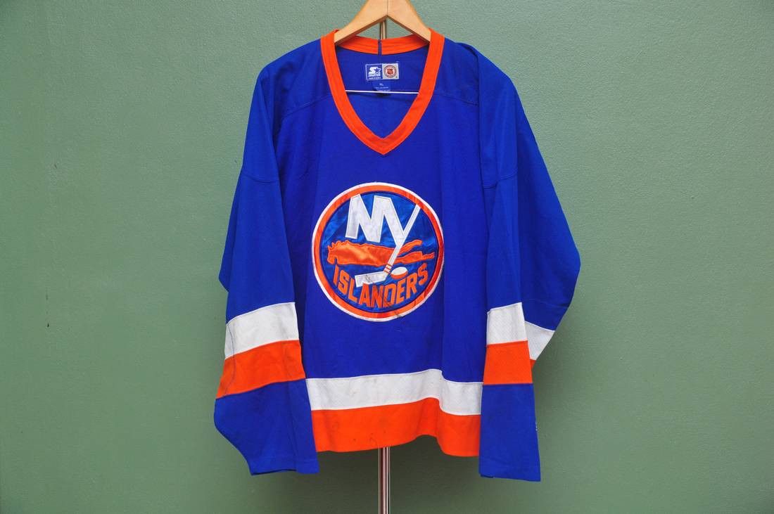 Starter × Vintage Vintage Islanders Team Jersey Streetwear Fashion Style Size US XL / EU 56 / 4 - 1 Thumbnail