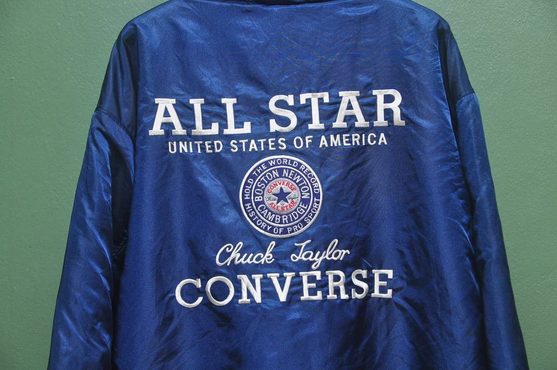 Converse × Vintage Vintage Converse Designer Streetwear Fashion Stye Jacket Size US XL / EU 56 / 4 - 3 Thumbnail