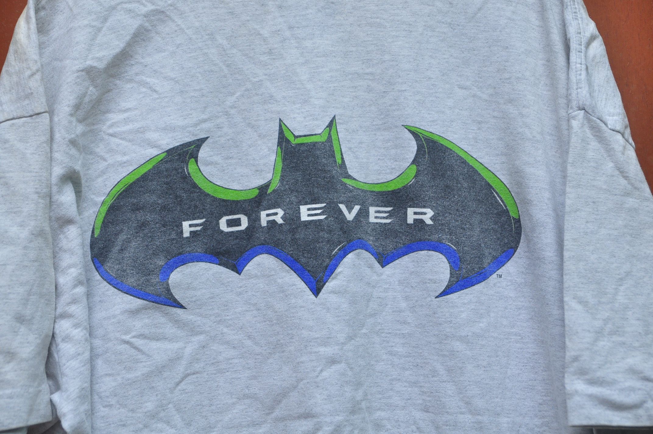 DC Comics Vintage Batman Forever 90s Shirt Streetwear Style Fashion Size US L / EU 52-54 / 3 - 4 Thumbnail