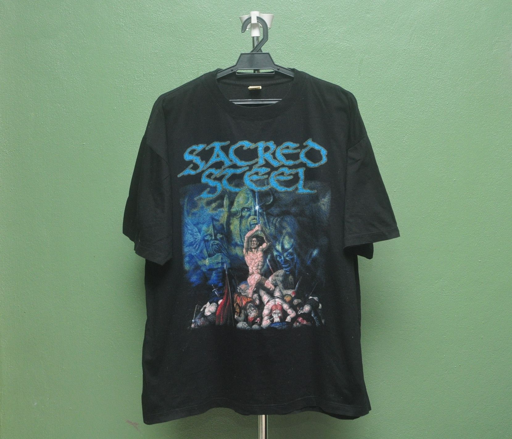 Band Tees Vintage Sacret Steel Heavy Metal To The End Band Shirt Size US XL / EU 56 / 4 - 1 Thumbnail