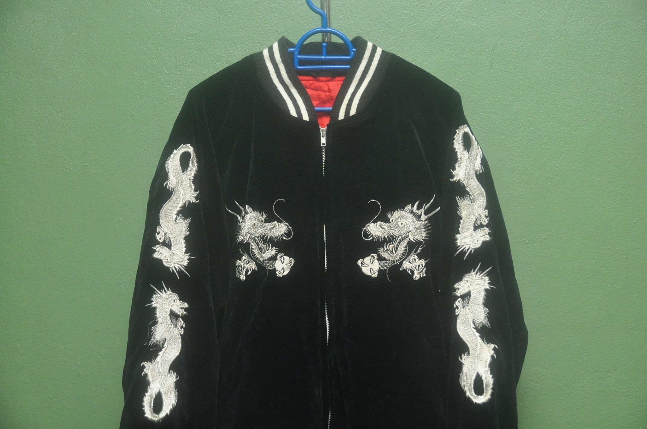 Toyo Enterprises Vintage Sukajan Souvenir Dragon Jacket Travis Scott Style Size US L / EU 52-54 / 3 - 3 Thumbnail