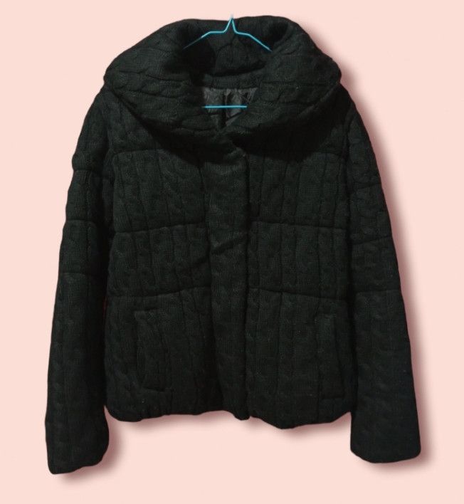 Bono Knit Vkai Style Braided Down Jacket
