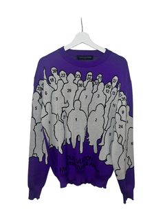 purple lv sweater