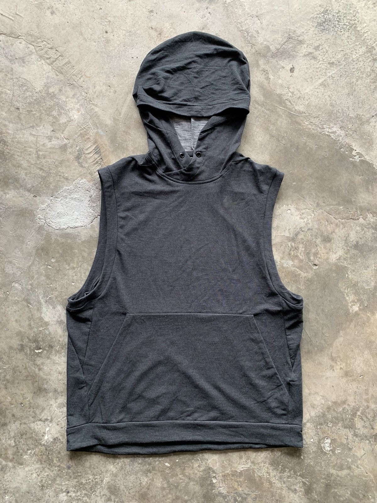 Nike Dri Fit Sleeveless Hoodie Training Tank Tops Sleeveless