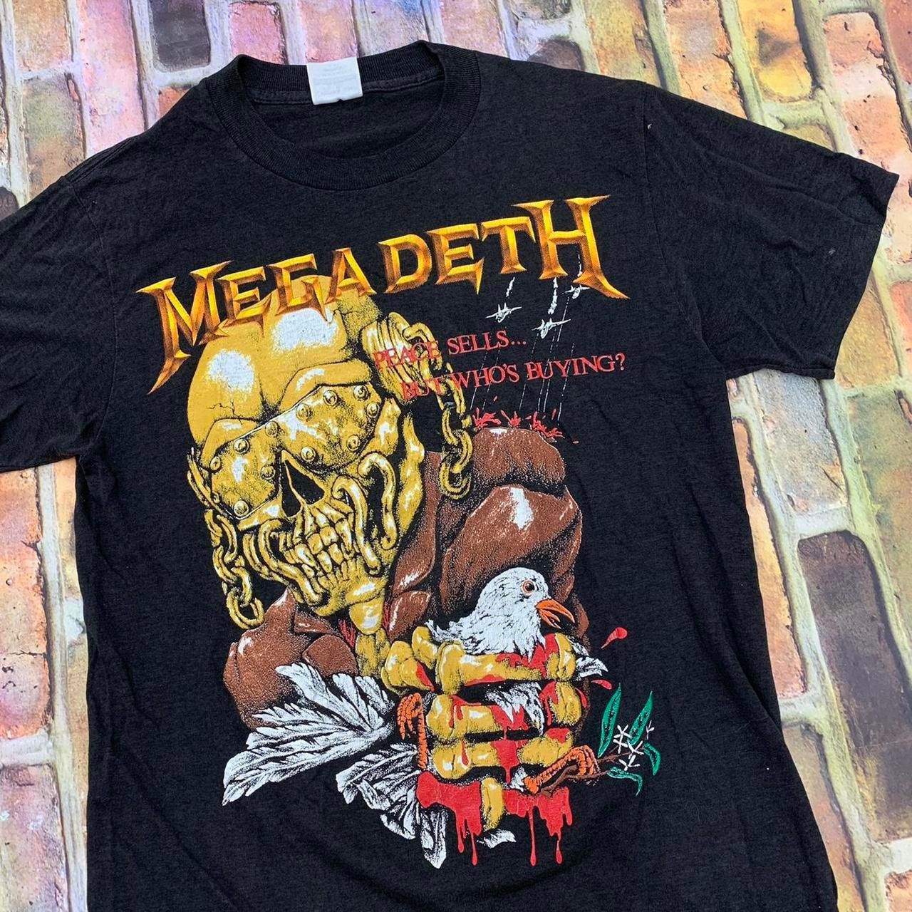 Band Tees × Megadeth × Vintage Vintage Megadeth tee Size US M / EU 48-50 / 2 - 3 Thumbnail