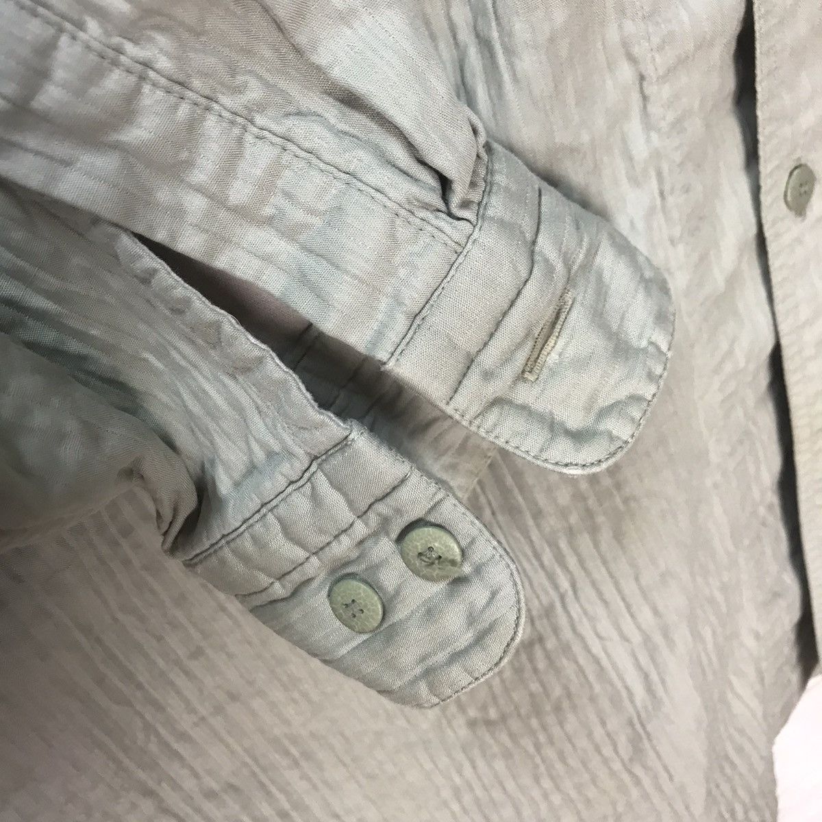Issey Miyake × Japanese Brand Rare issey miyake pleated button up shirt Size US M / EU 48-50 / 2 - 9 Thumbnail