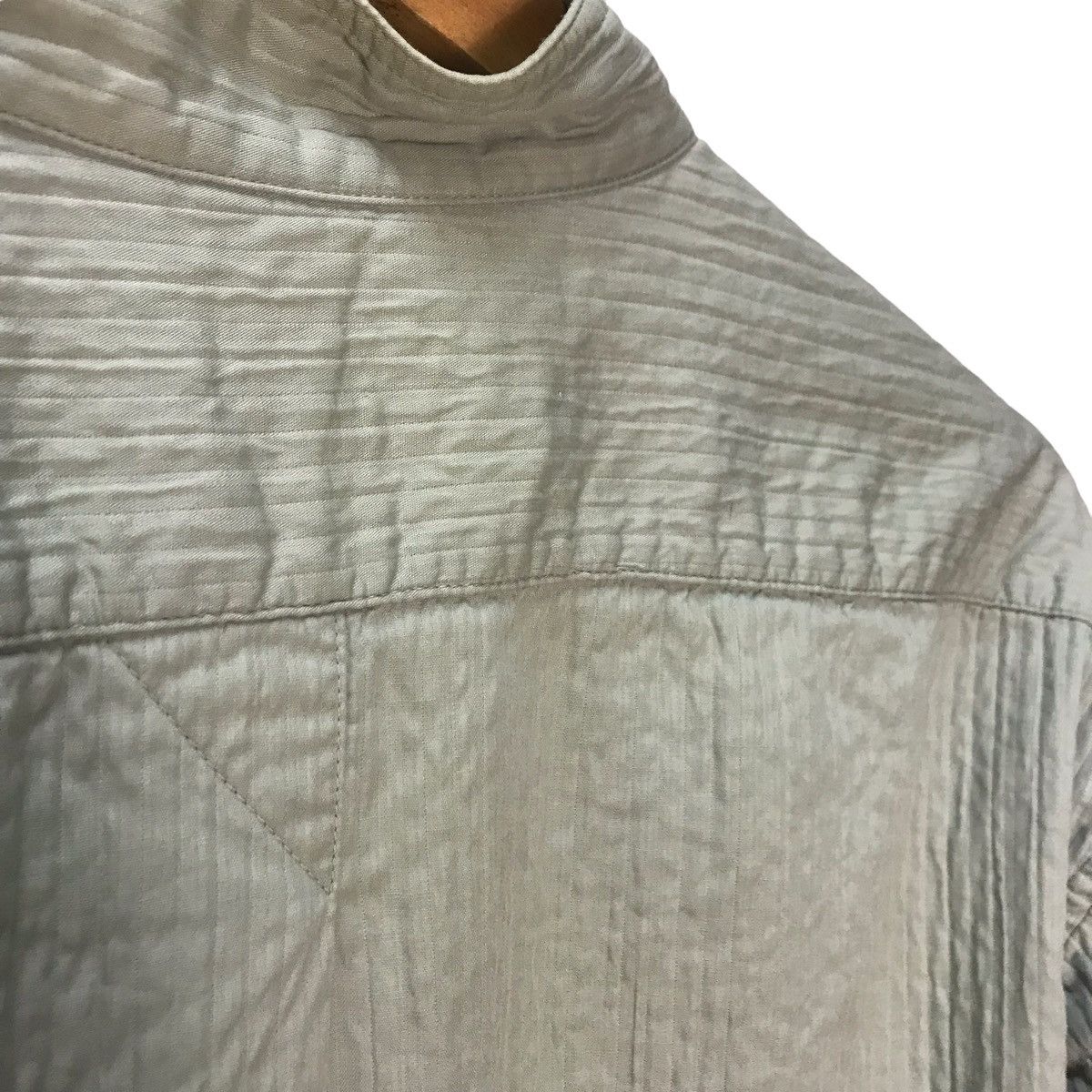 Issey Miyake × Japanese Brand Rare issey miyake pleated button up shirt Size US M / EU 48-50 / 2 - 3 Thumbnail